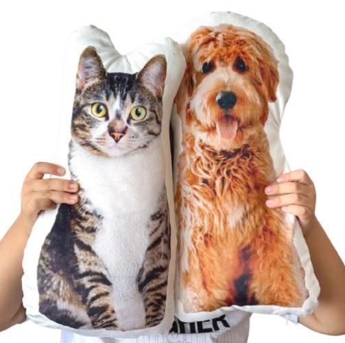 mascota cojin con su foto!