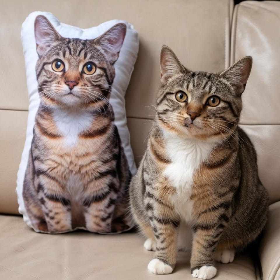 mascota cojin con su foto!