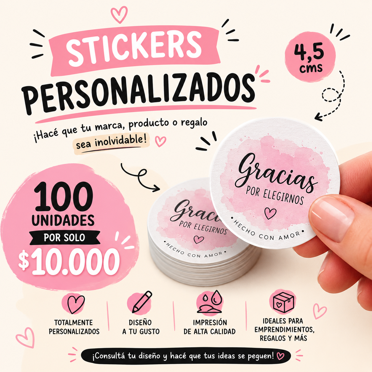 stickers emprendimientos