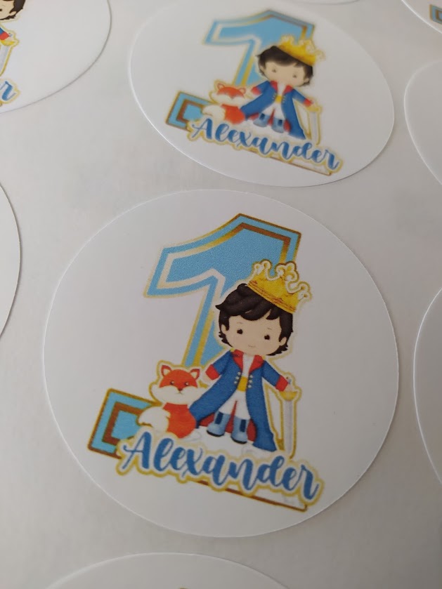 stickers cumpleaños personalizados